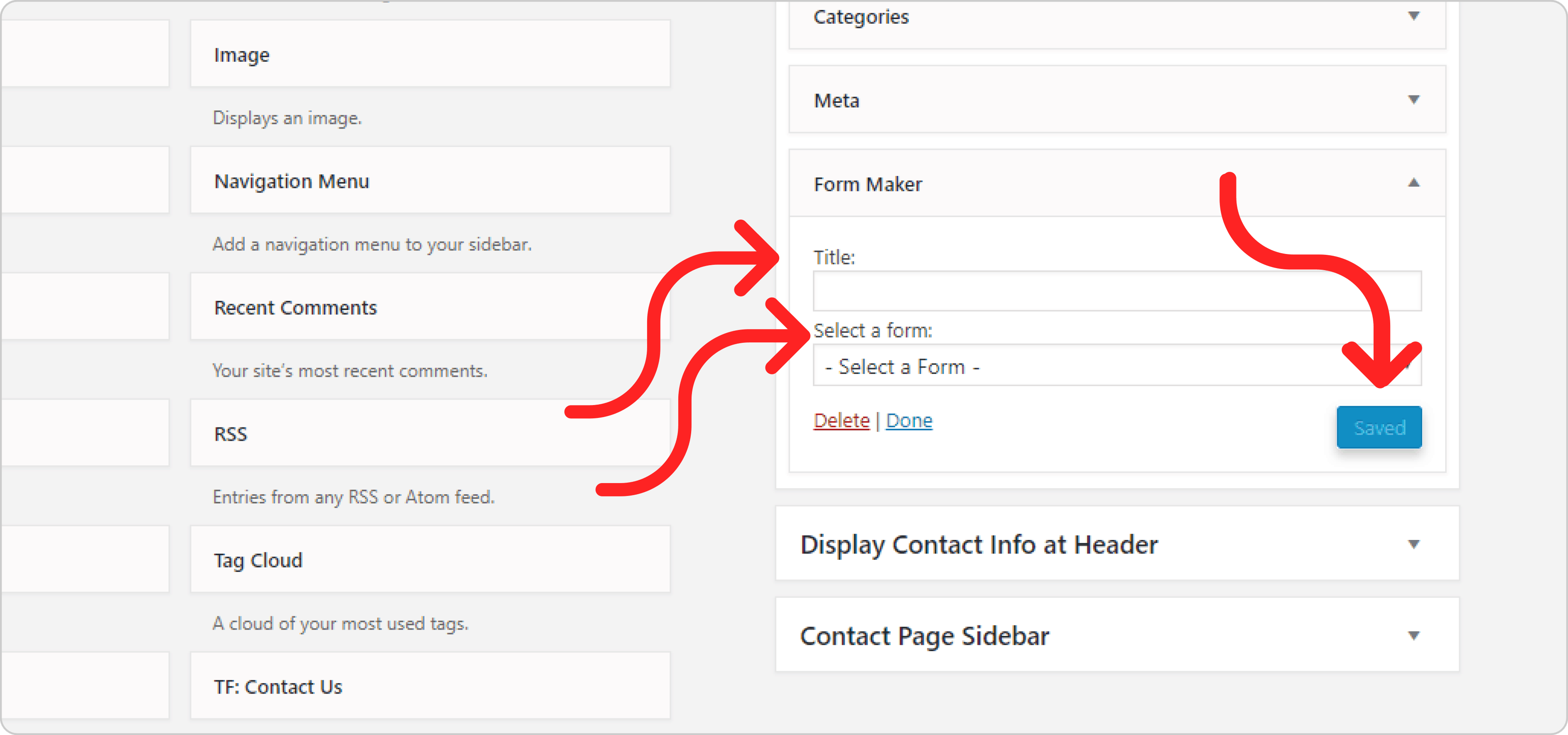 How to Add a Contact Form to WordPress Sidebar Widget