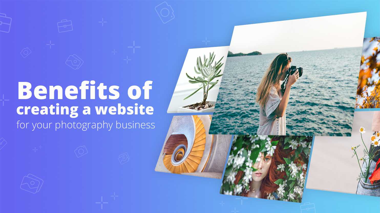 WP photography website banner