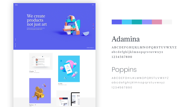 website-user-interface-colors-fonts