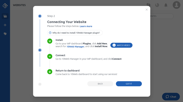 How to Connect Your WordPress Website to 10Web Platform