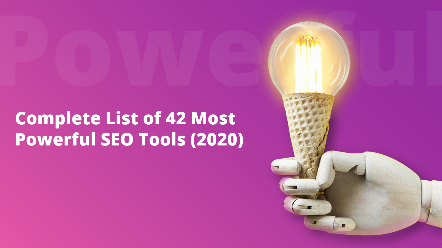 Comlete list of 42+ SEO tools
