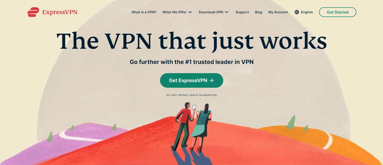Express VPN Landing Page