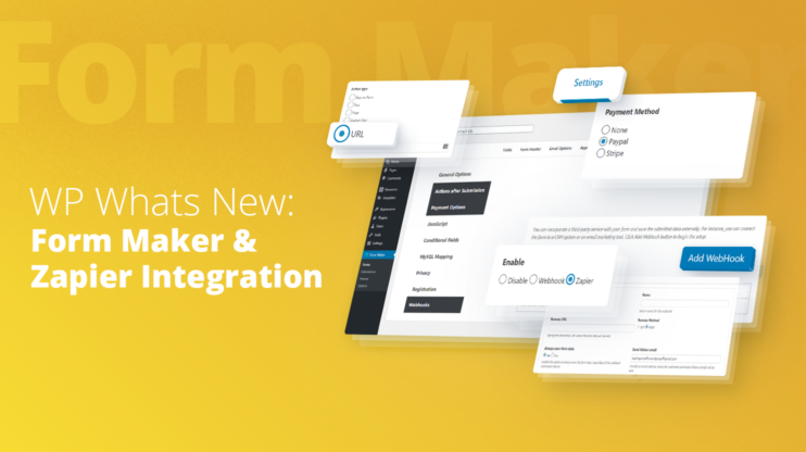 Featured image for WP Form Maker & Zapier Integration article