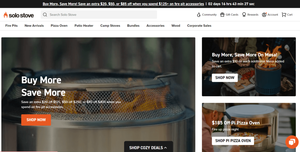 Solo Stove Landing Page