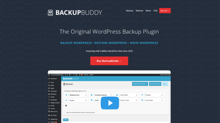 download page for backupbuddy