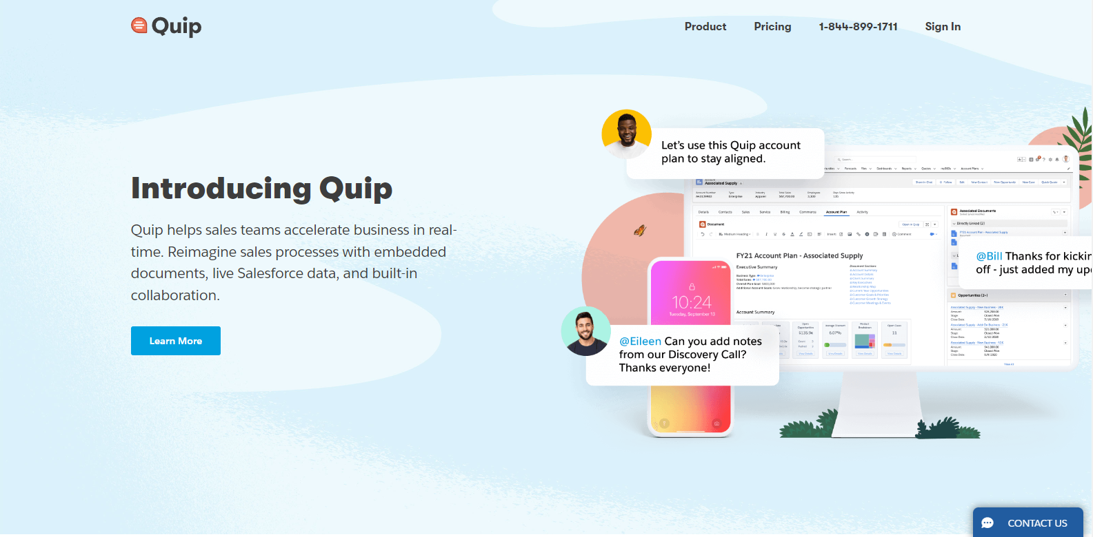 Quip Landing Page