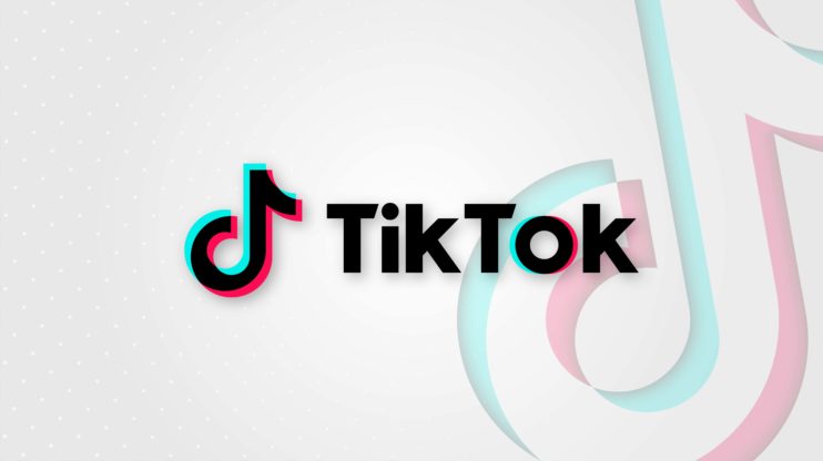 TikTok icon on a white background 