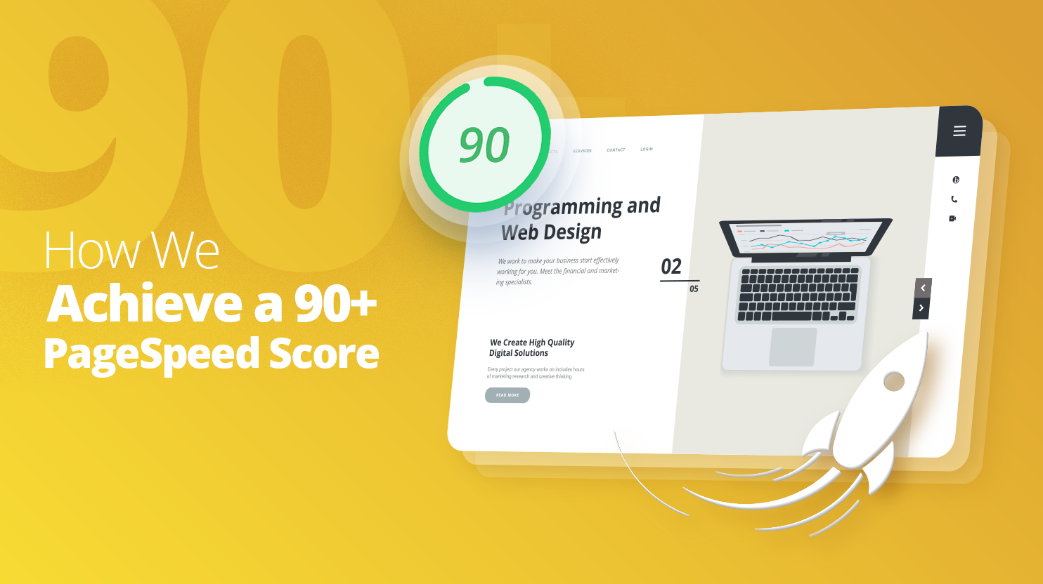 WordPress Speed optimization, Gtmetrix Performance 90+ Score