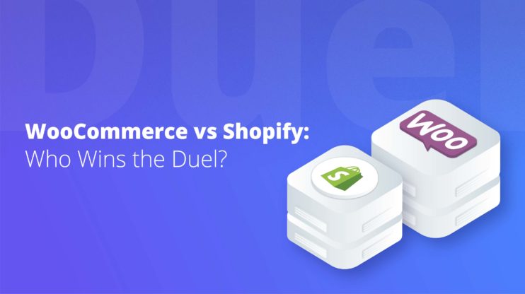 two servers, one with the woocommerce and the other with the shopify logo on top