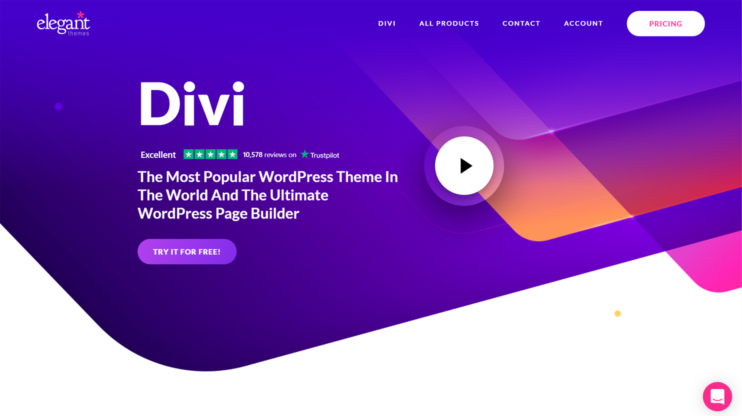 divi's homepage