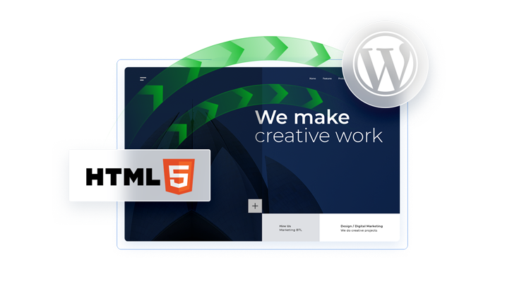Convert HTML Website to WordPress