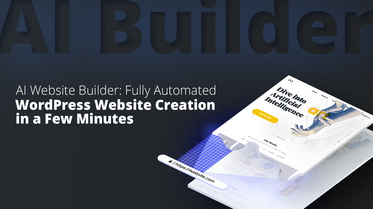 WordPress Website Builder, Get Started for Free in Minutes