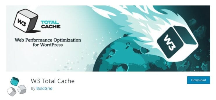 W3 Total Cache WordPress banner