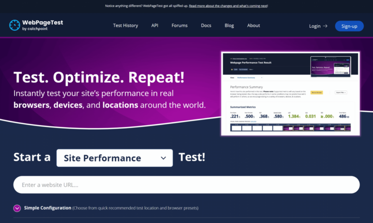 WebPagetest DNS Lookups 