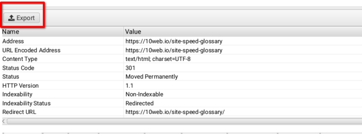 Exporting Data from Screaming From