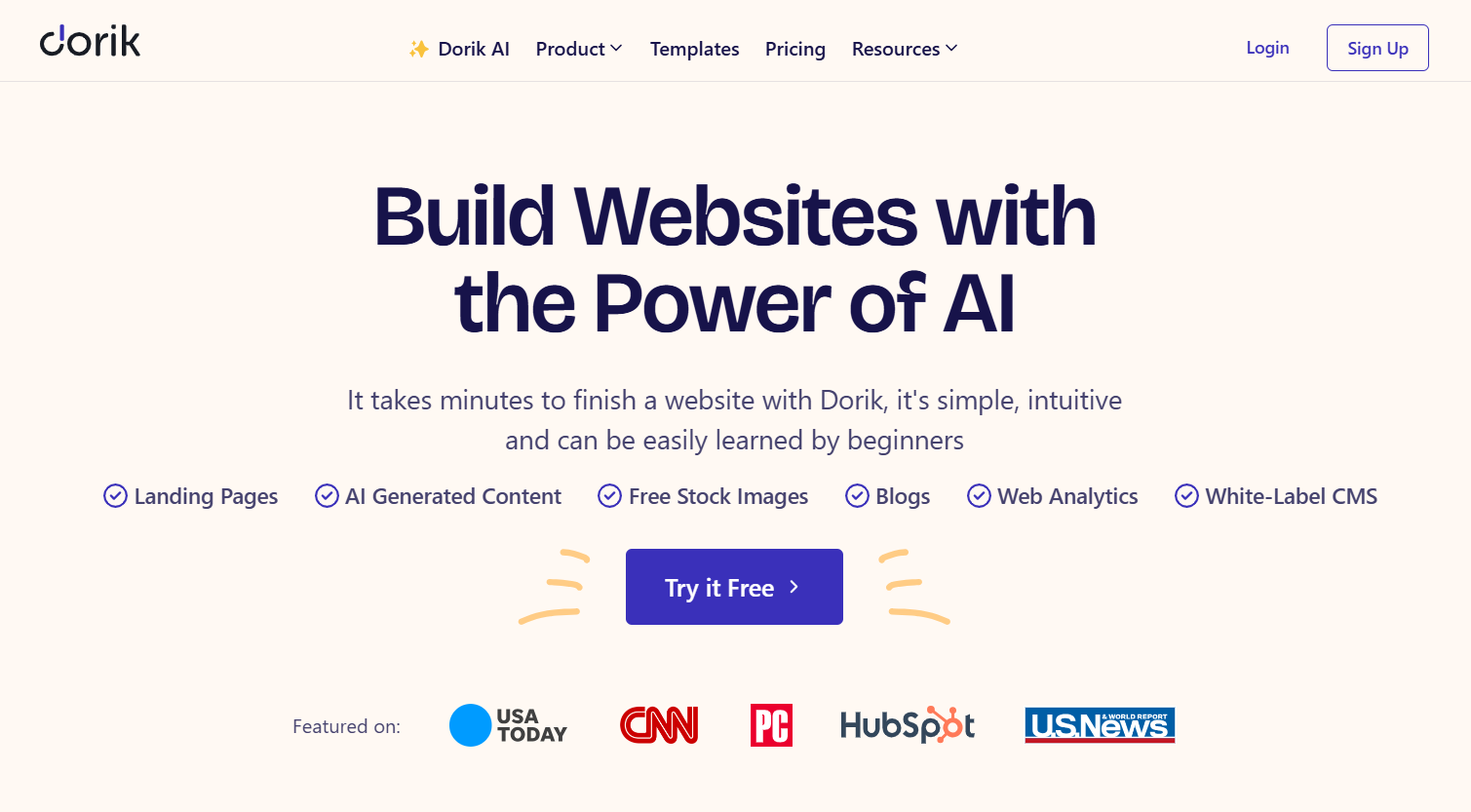 Dorik no-code builder