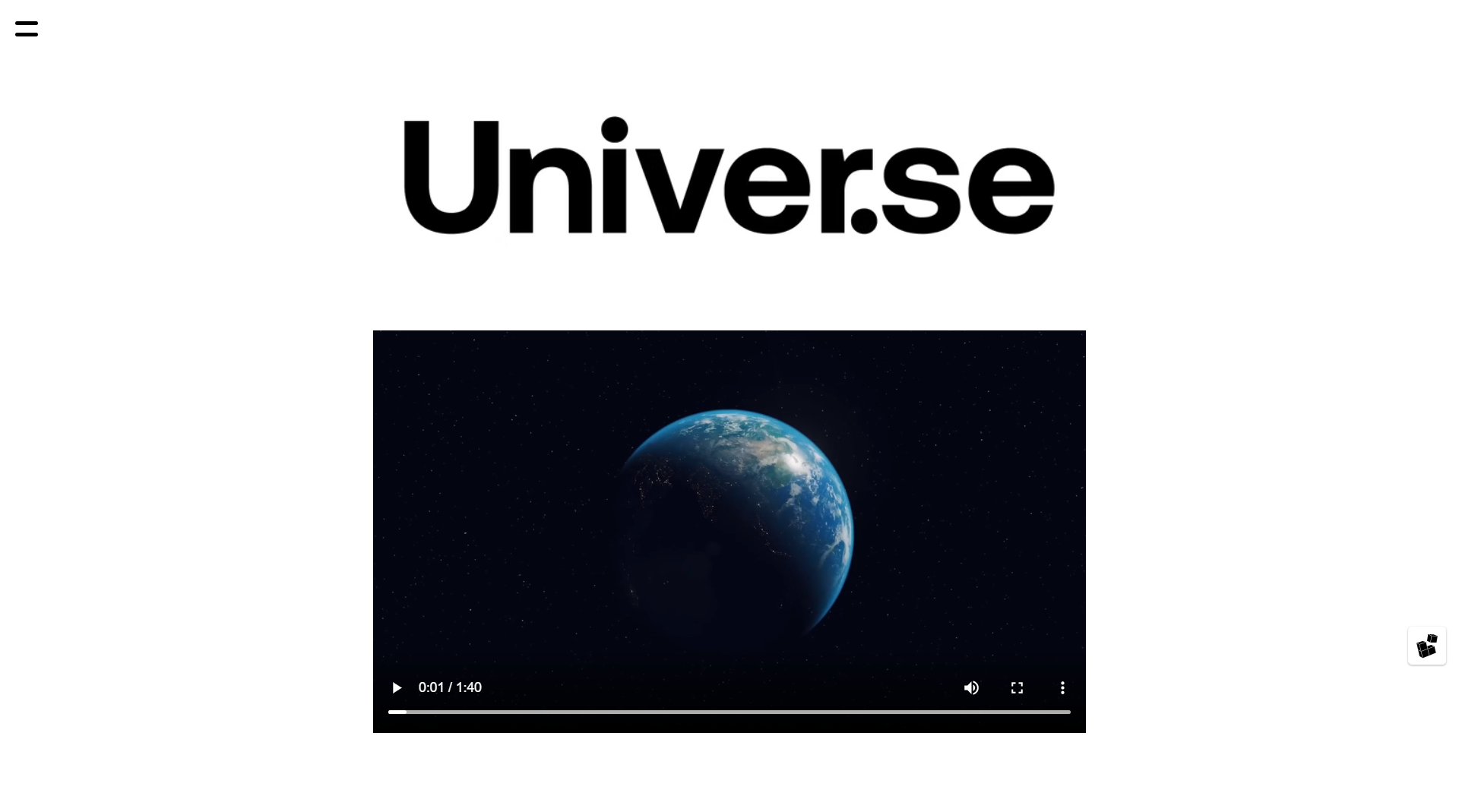 Universe Homepage
