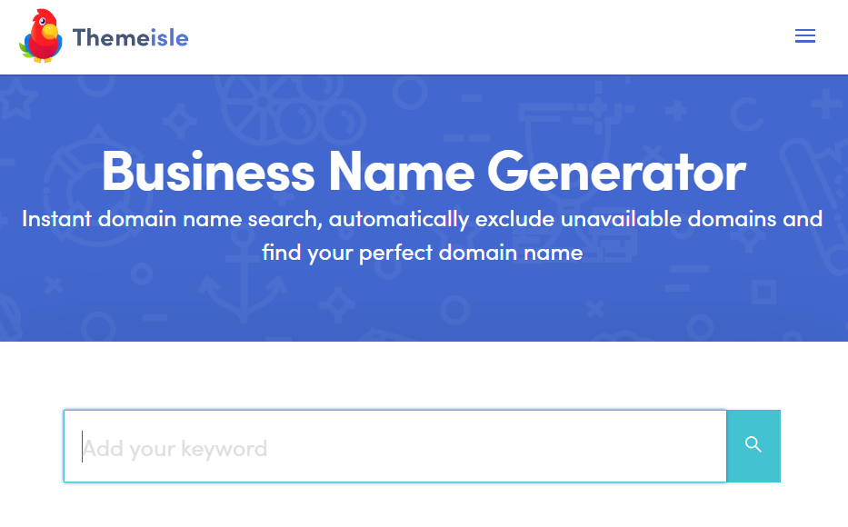 Themeisle Business Name Generator