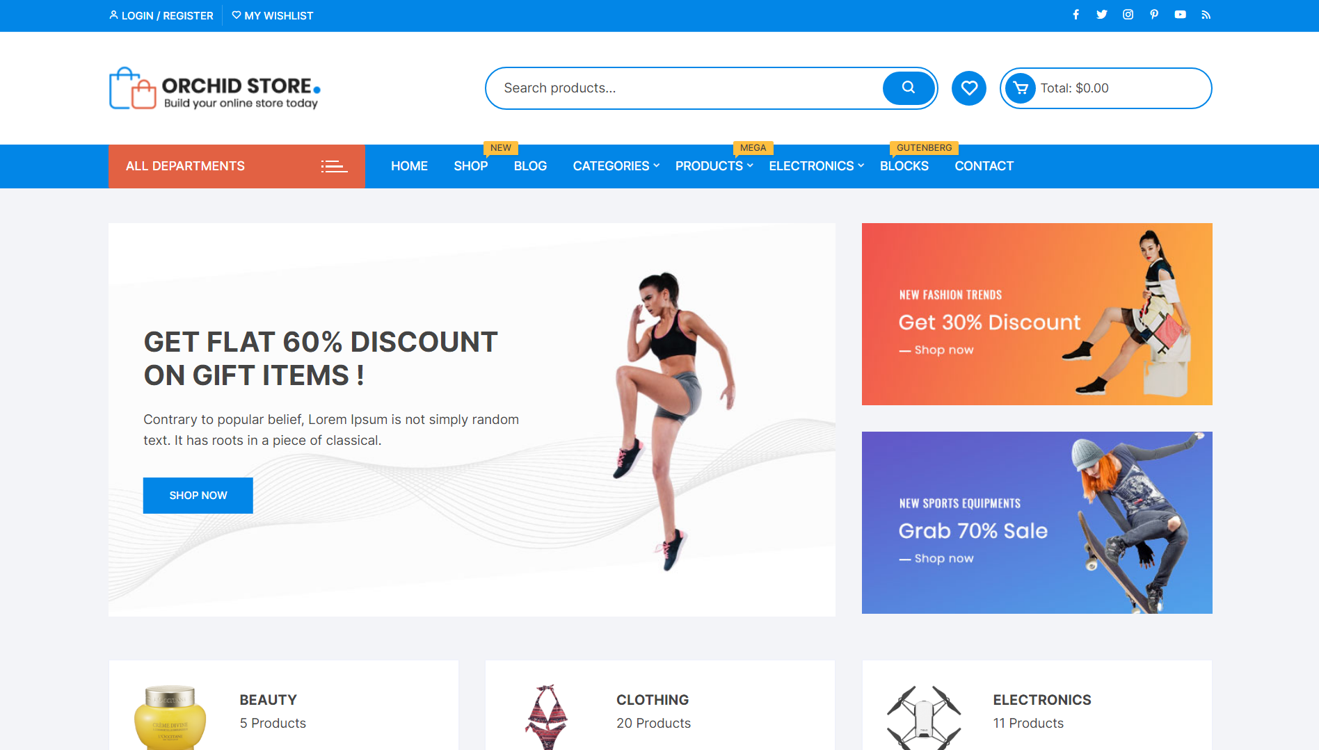Orchid WooCommerce Theme
