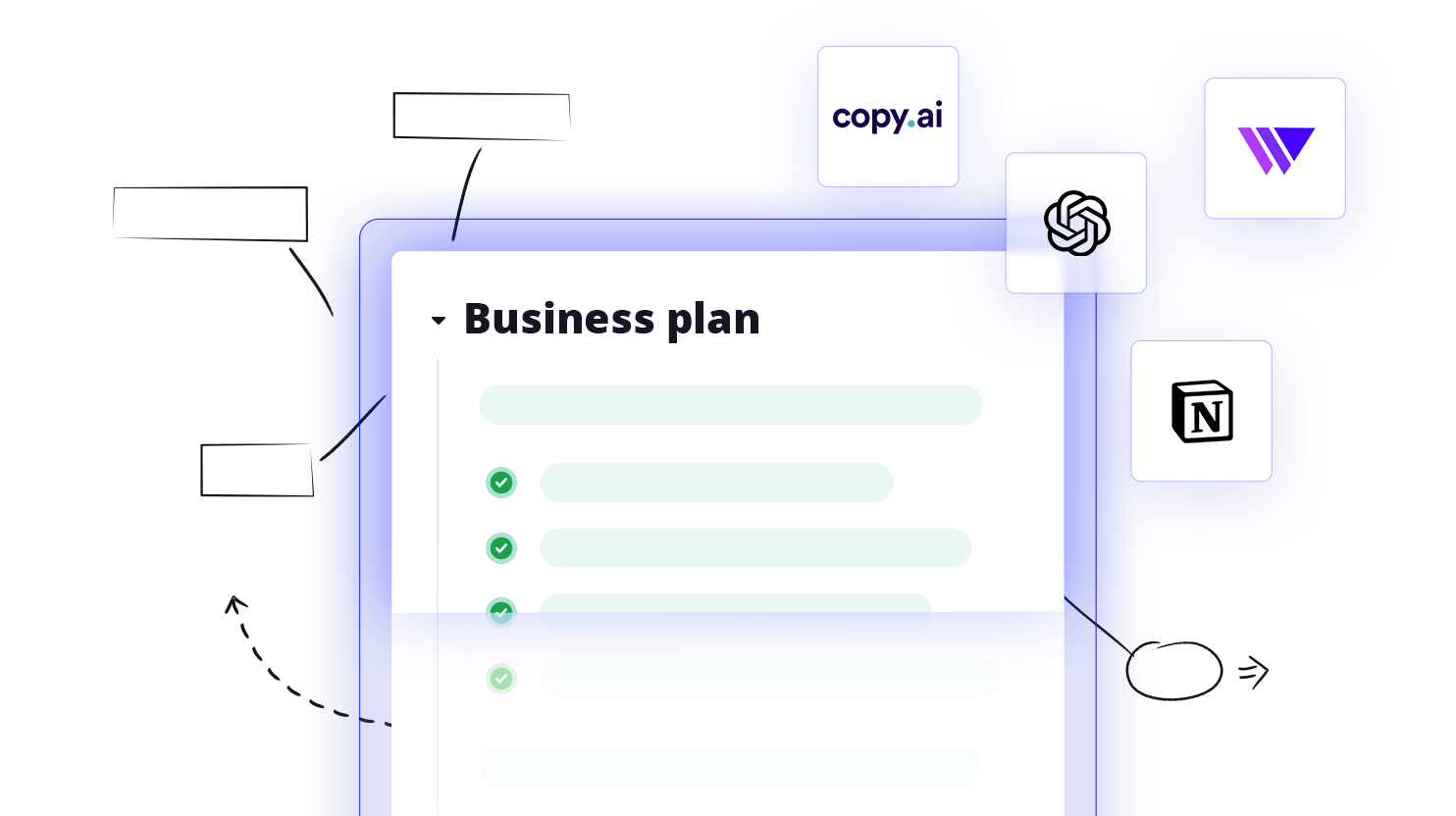 ai writing business plan