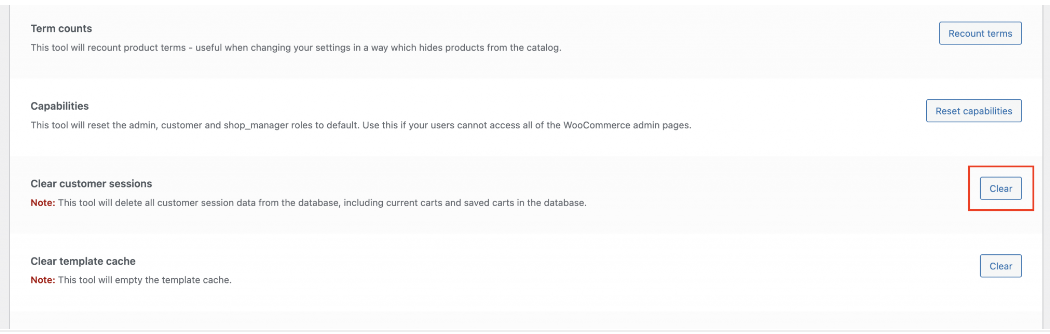 Cleaning customer sessions in WooCommerce