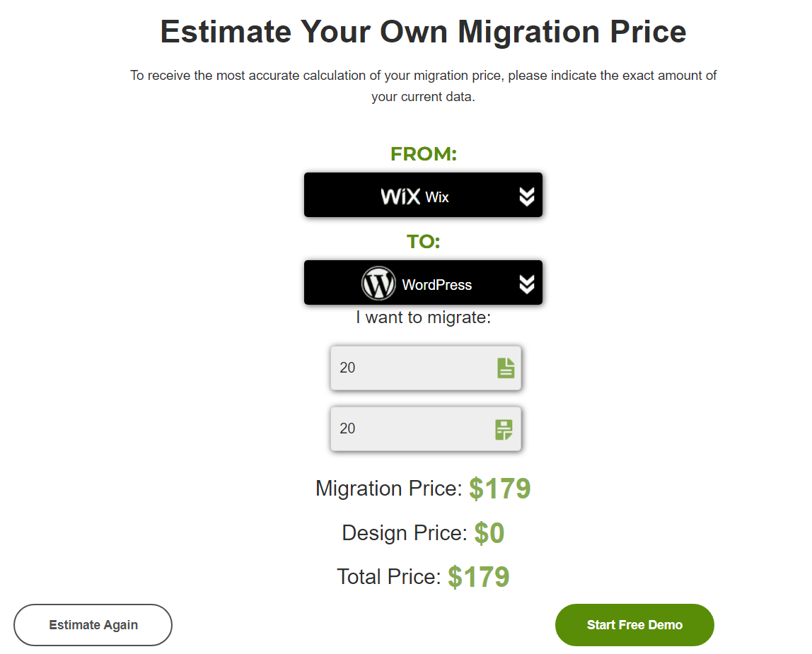 Migrating Wix to WordPress using an auto-migrate plugin