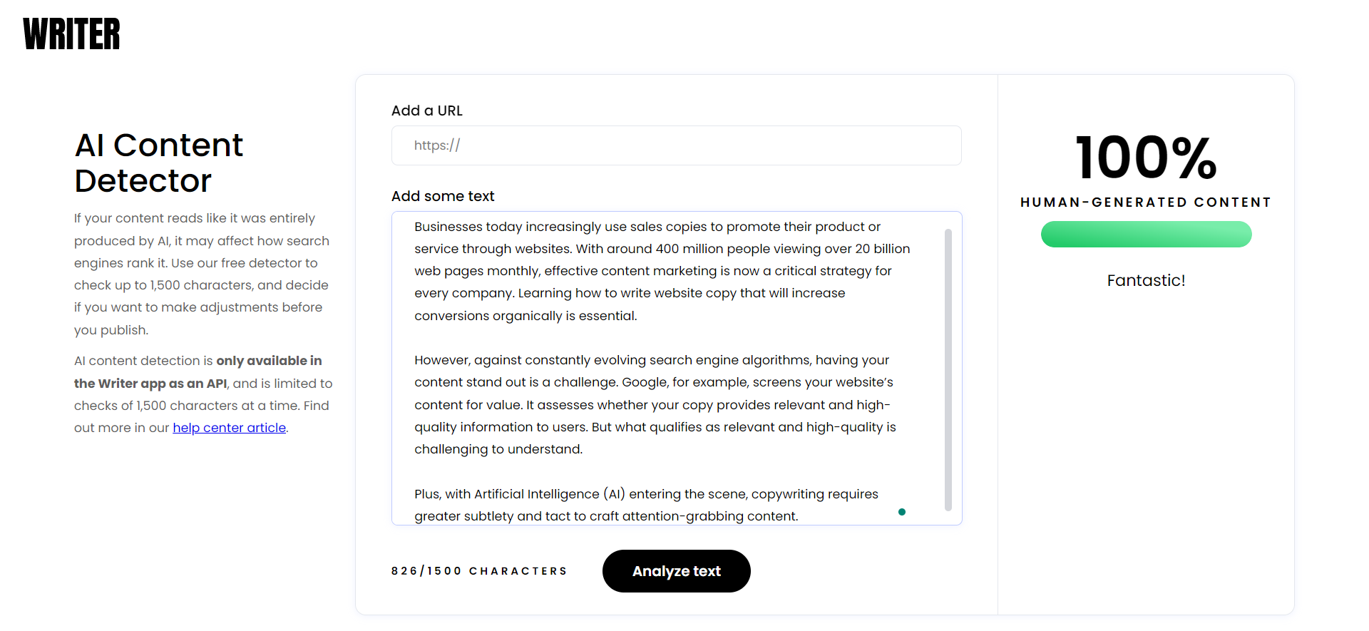 Draft & Goal AI Content Detector Review –