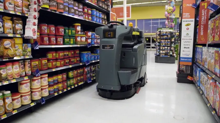Brain Corp’s AI-powered autonomous scrubbers in Walmart