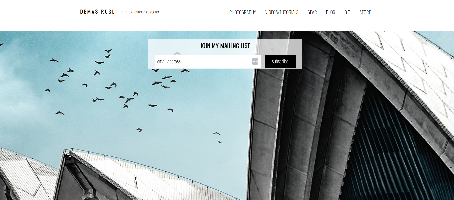 Demas Rusli Portfolio Website