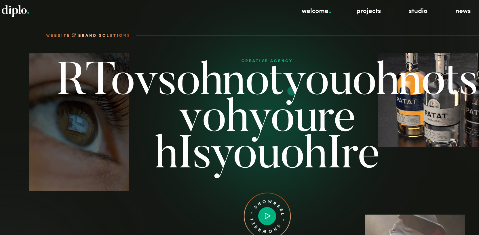 Louis Vuitton - Web Design Portfolio - Sebcreation // Interactive Web Design