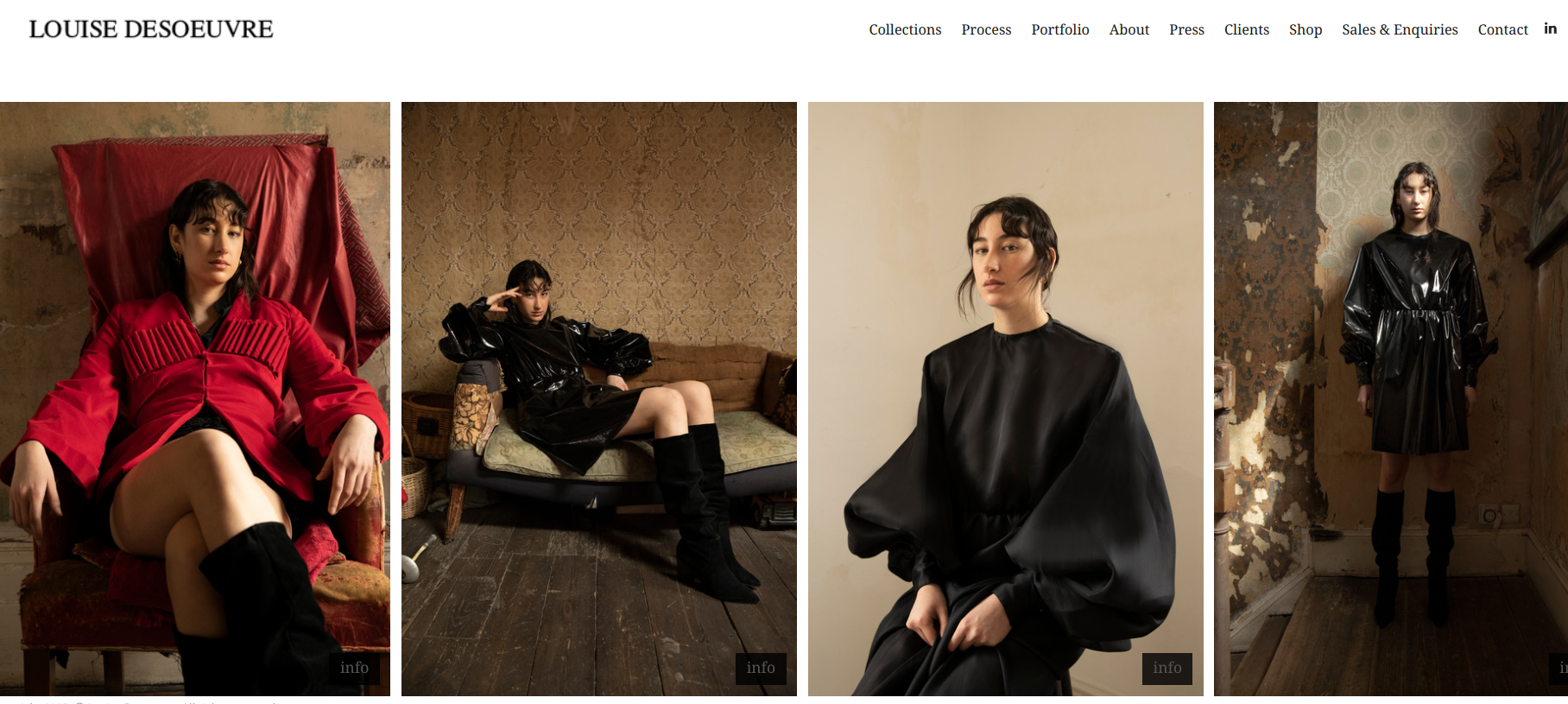 Lousie Desoeuvre Portfolio Website