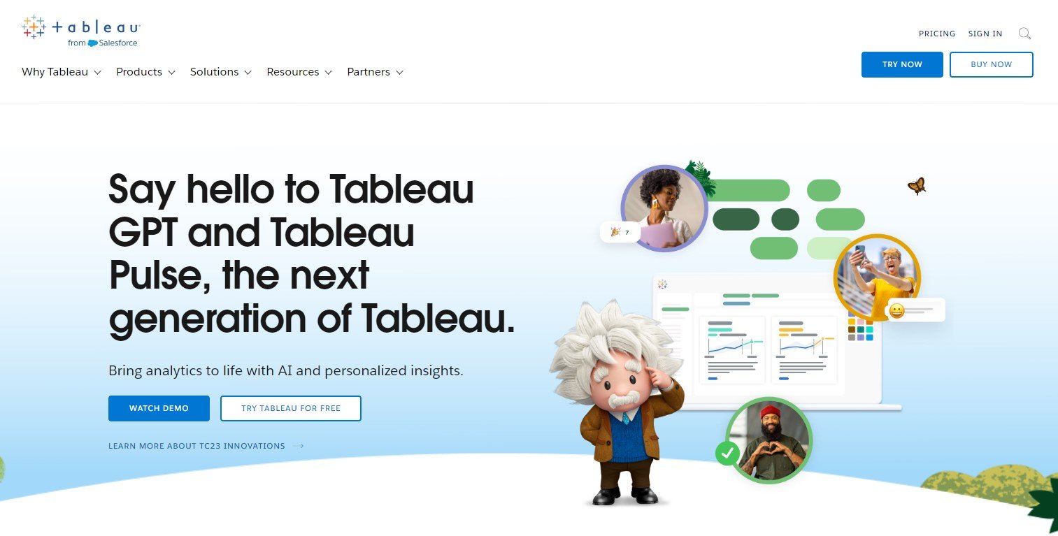 Tableau Homepage