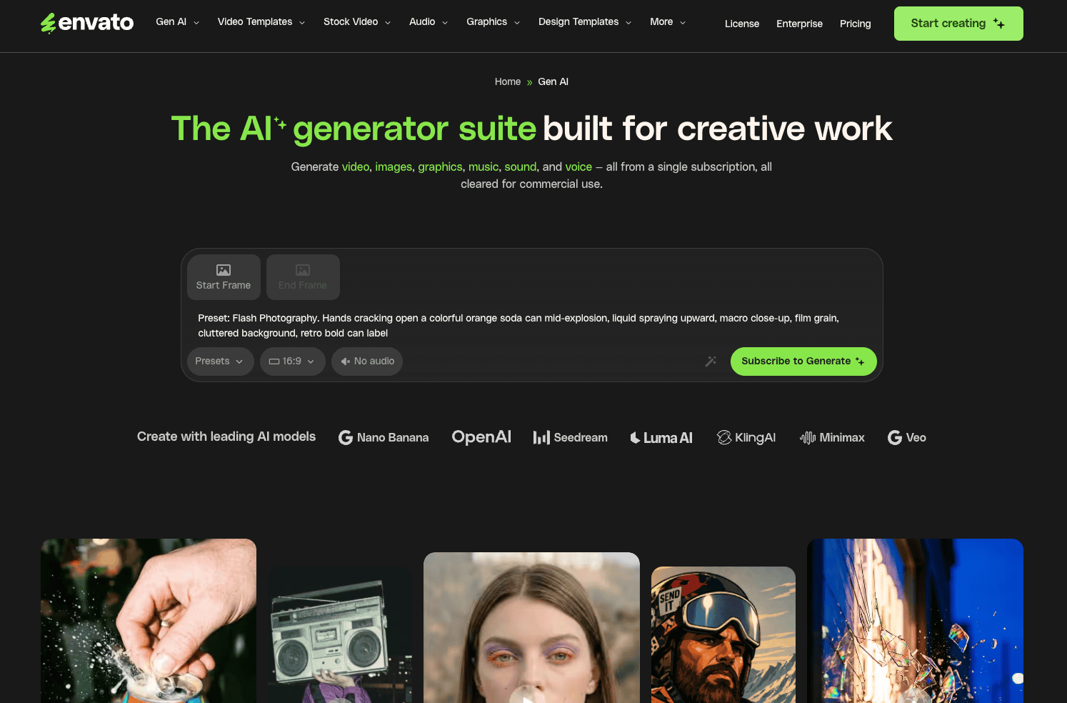 Envato screenshot