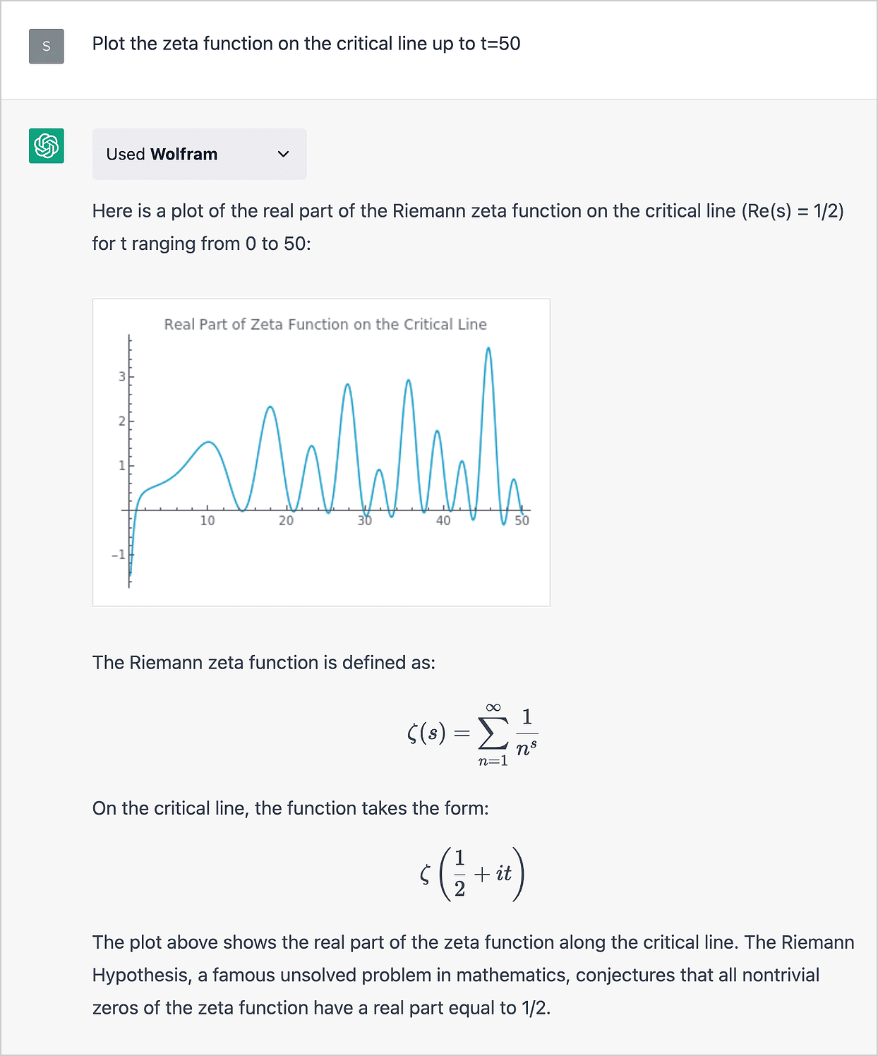 Wolfram Alpha Interface