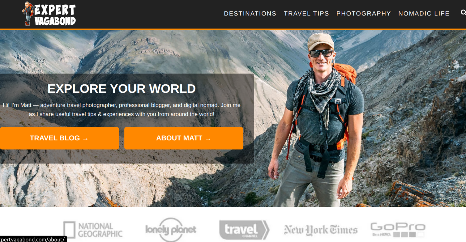 Easy And Beautiful Travel Blog Examples In Web