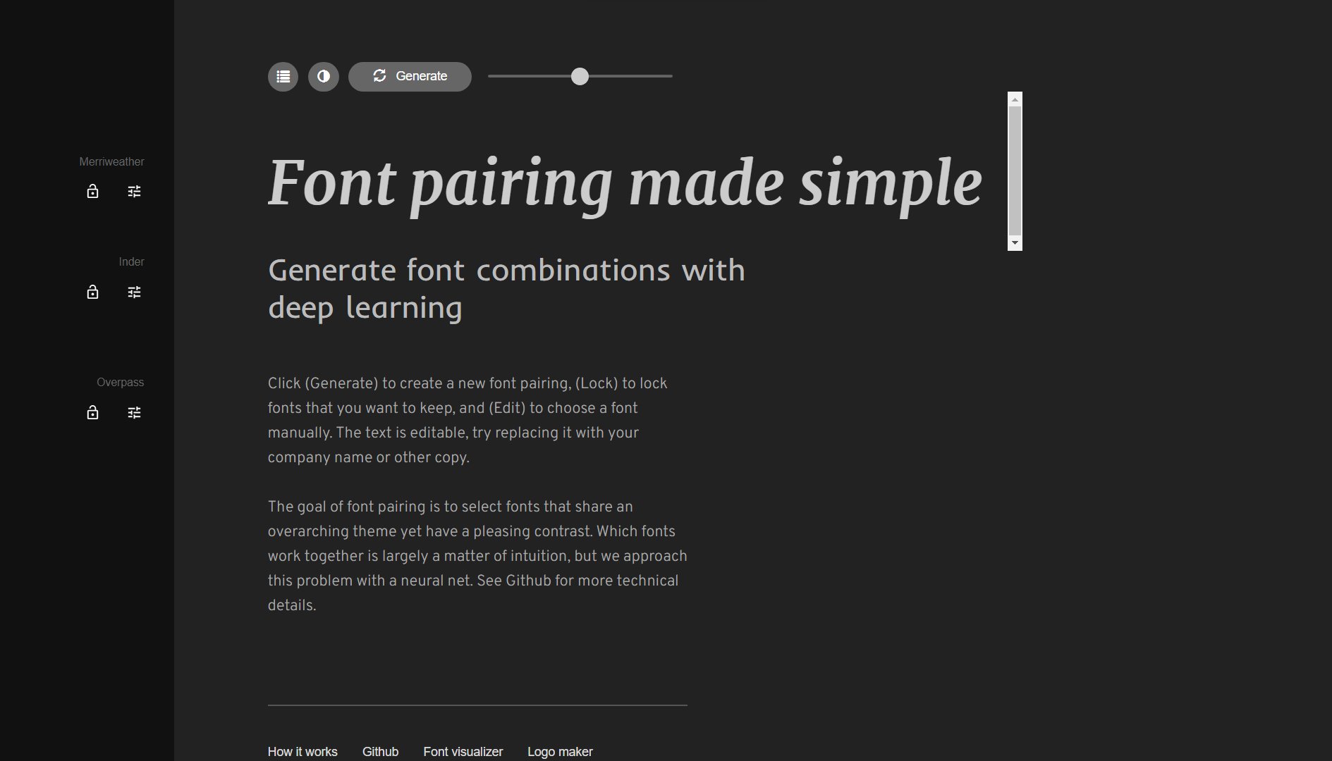 Fontjoy Editor