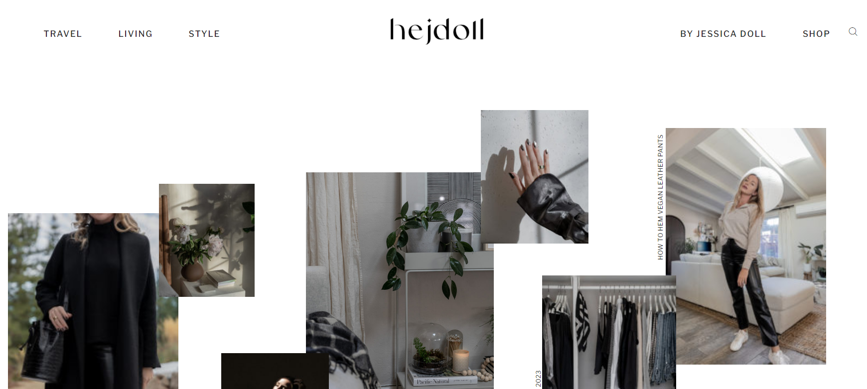 Site Web du blog de style de vie Hej Doll