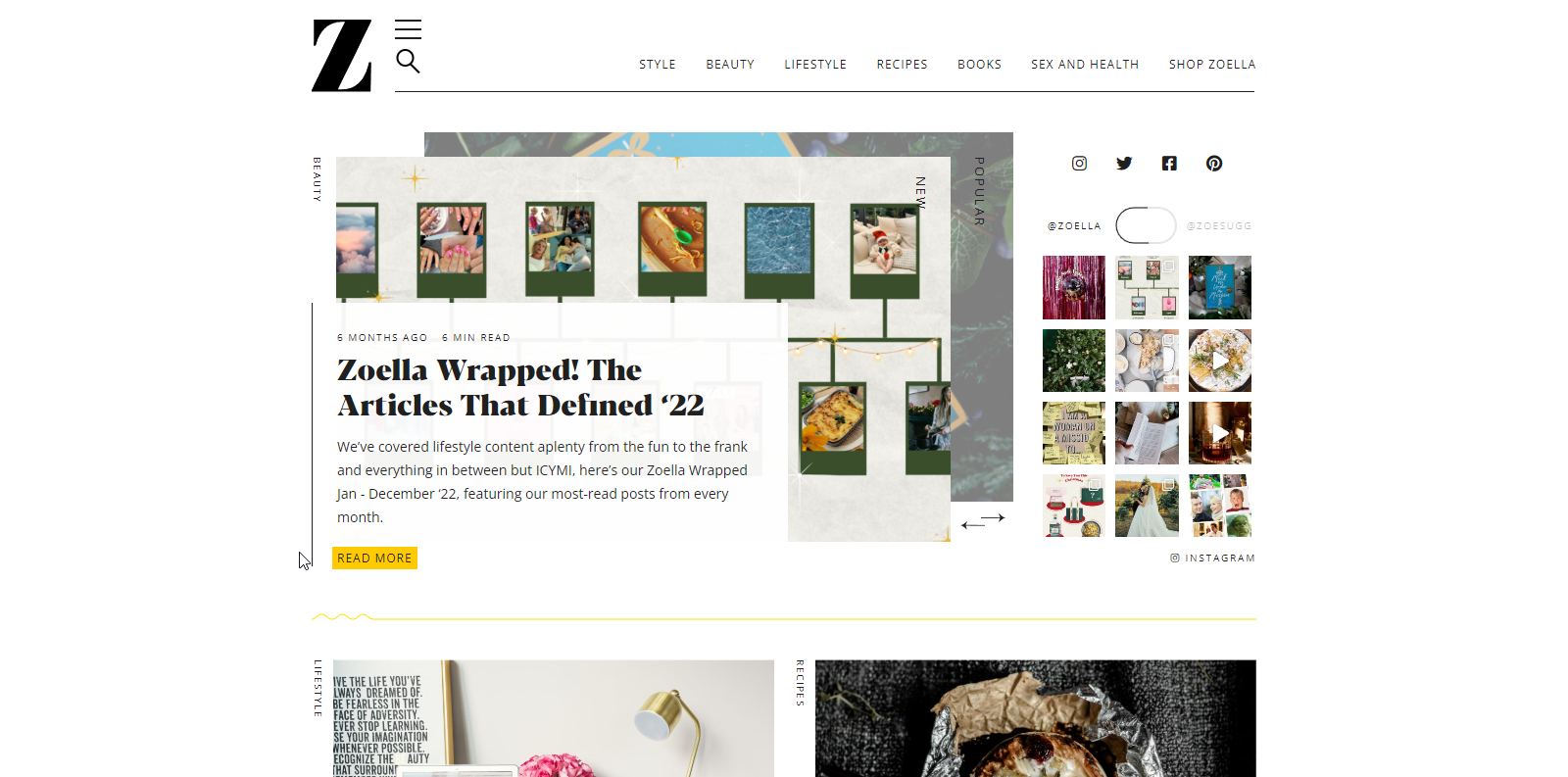 35 Trendiest Fashion Blog Examples in 2023 - 10Web