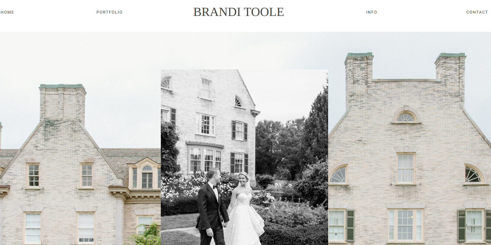 Brandi Toole Photography Website Example