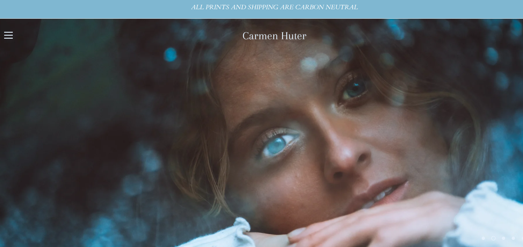 Carmen Hunter Photography Website Example