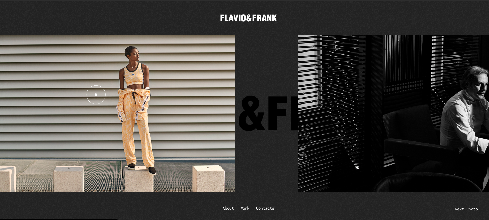 Flavio and Frank Photography Website Example