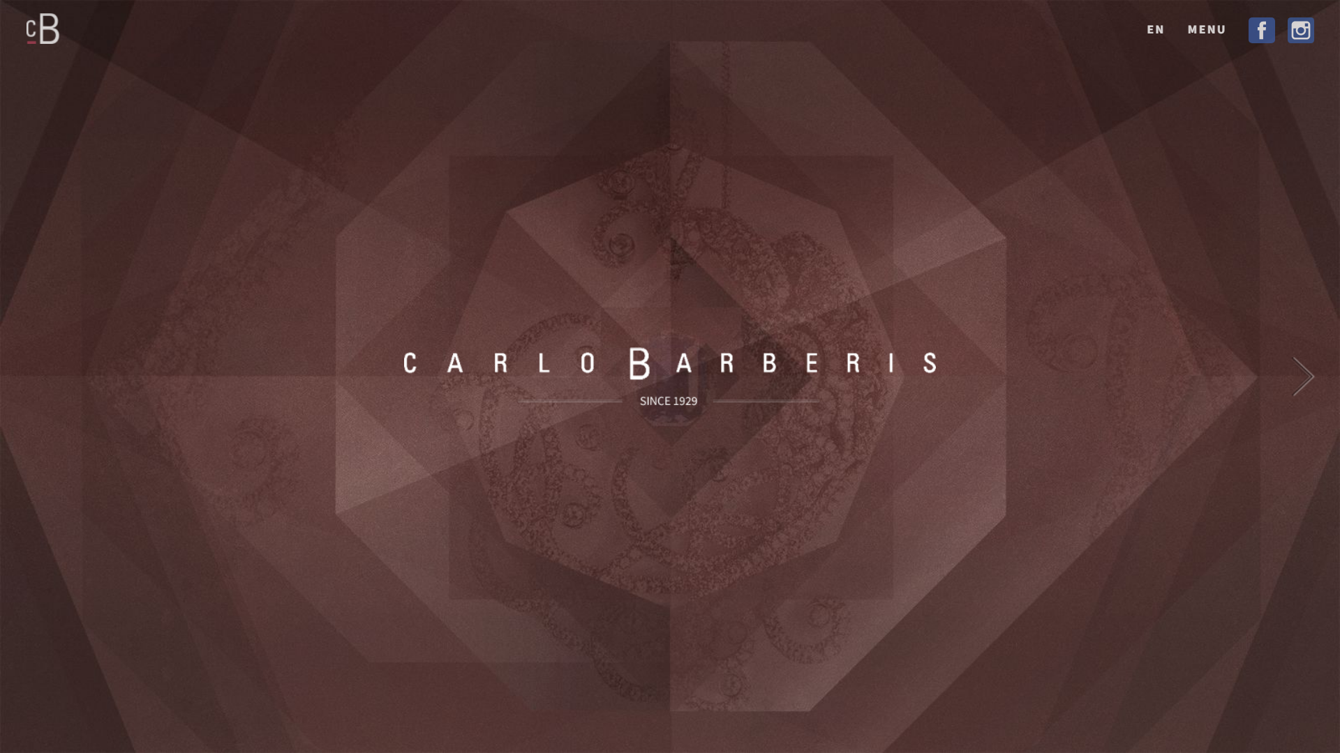 Carlo Barberis Jewelry Website Example