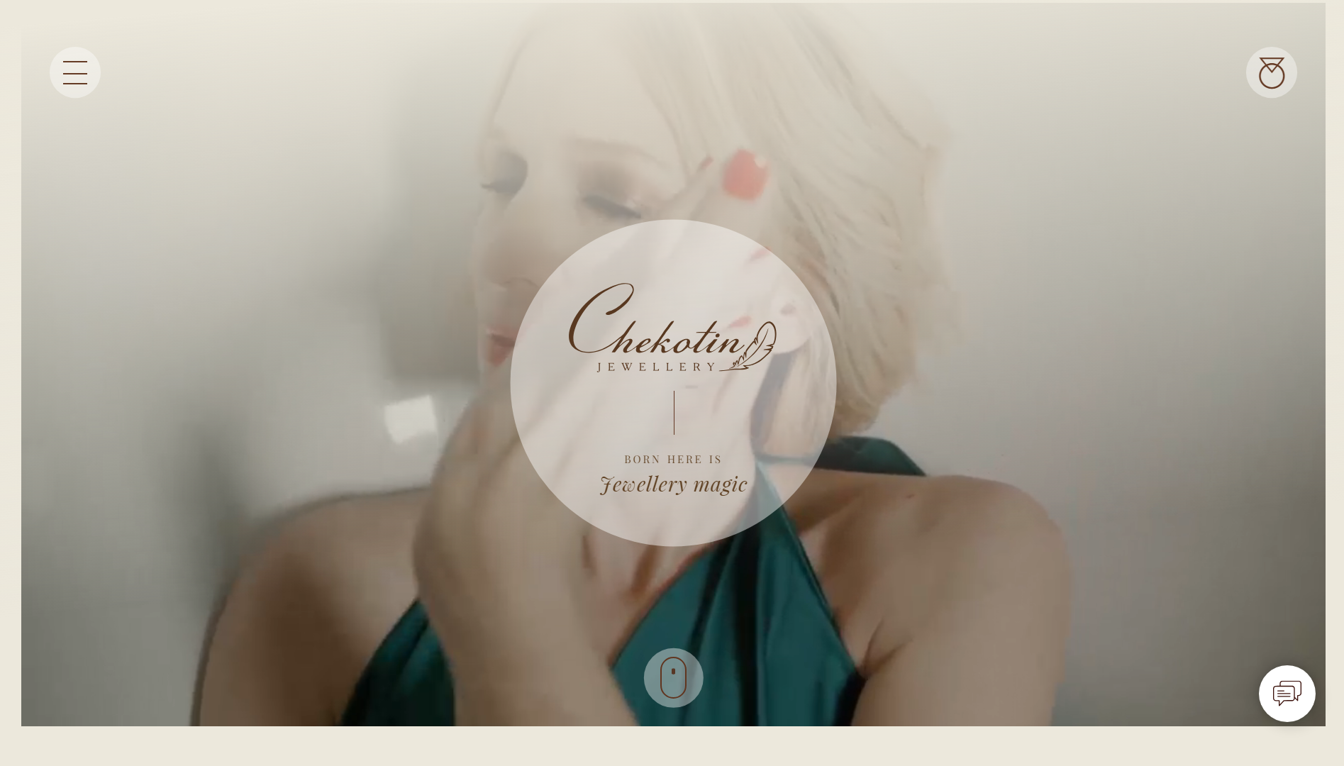 Chekotin Jewelry Website Example