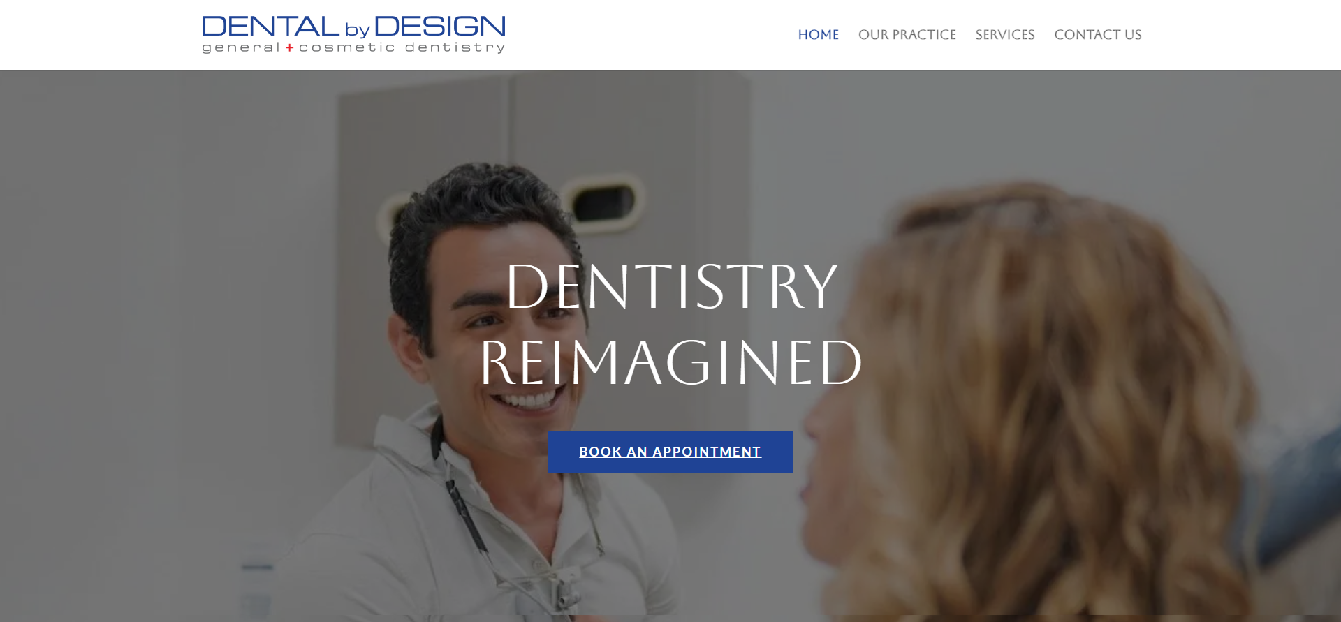 Dental By Design Medical Website Example