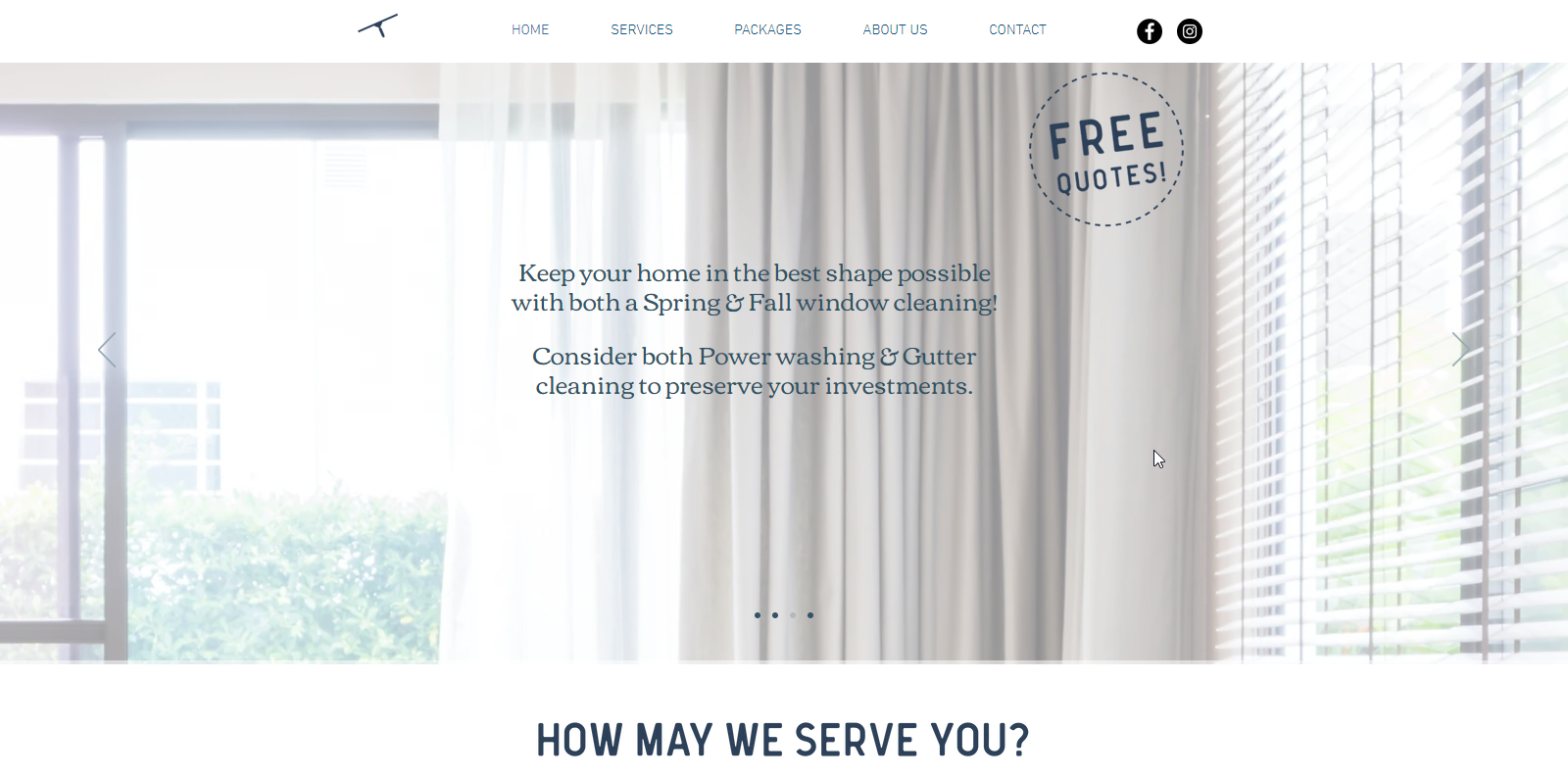 Hilsabeck Window Cleaning Service Website Example