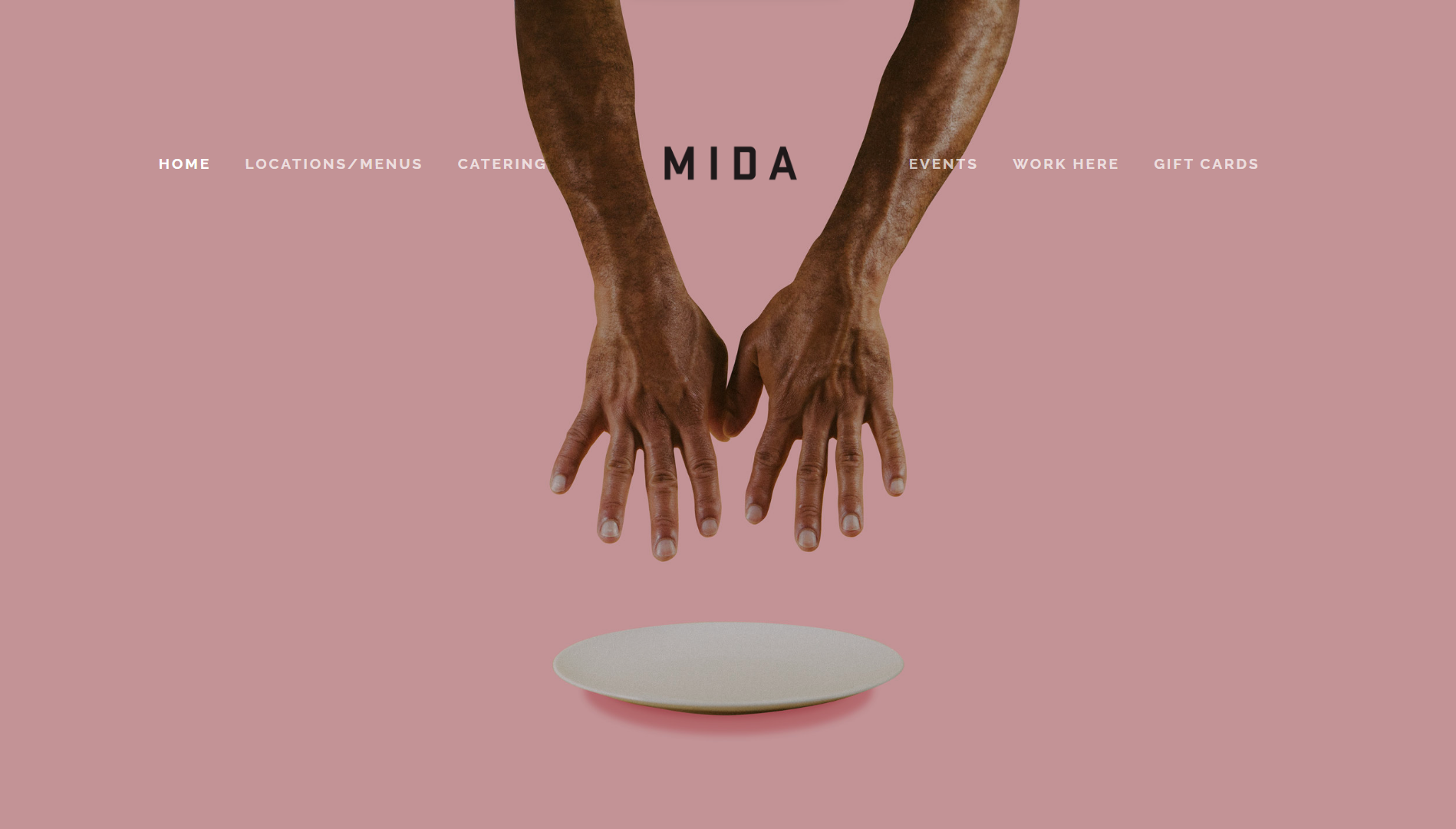 Mida Restaurant Website Example