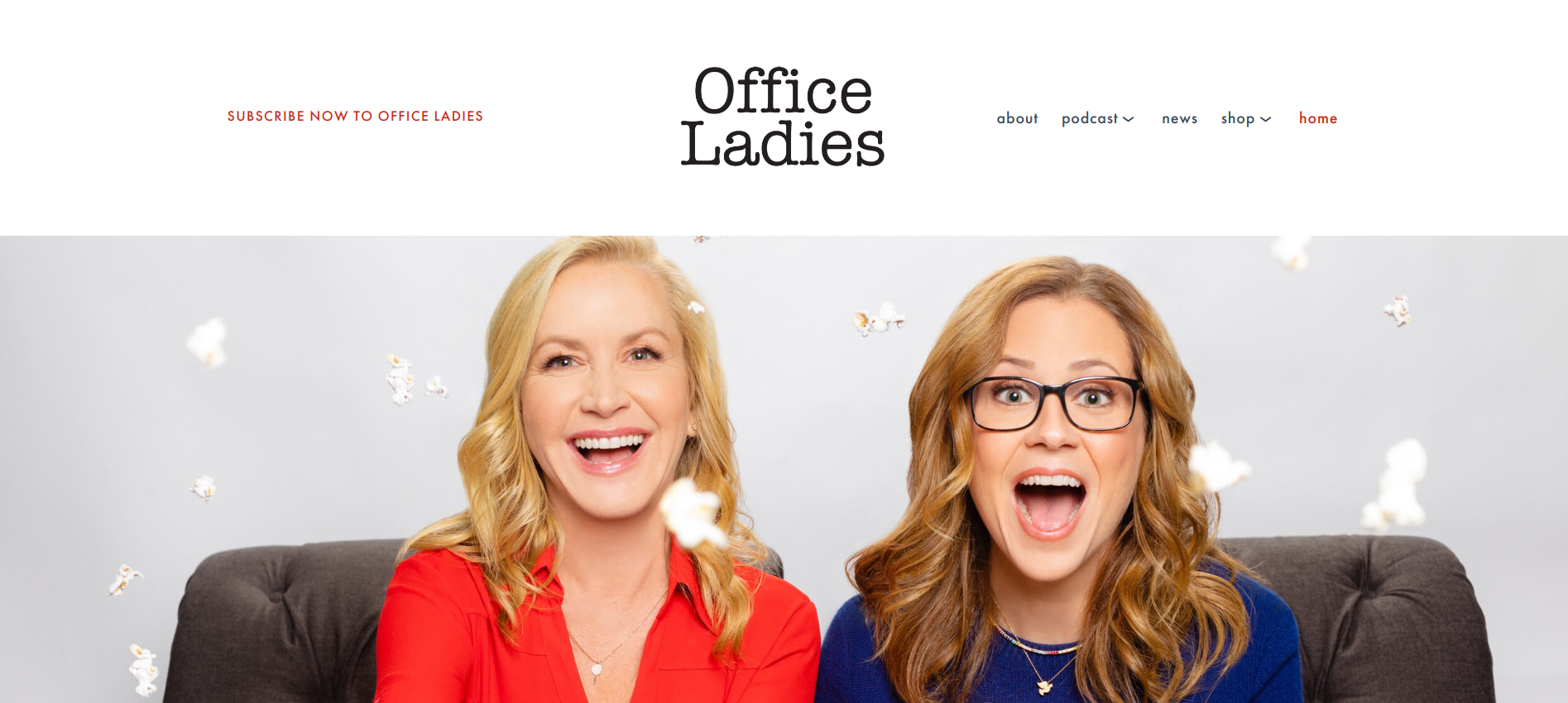 Office Ladies Podcast Website Example