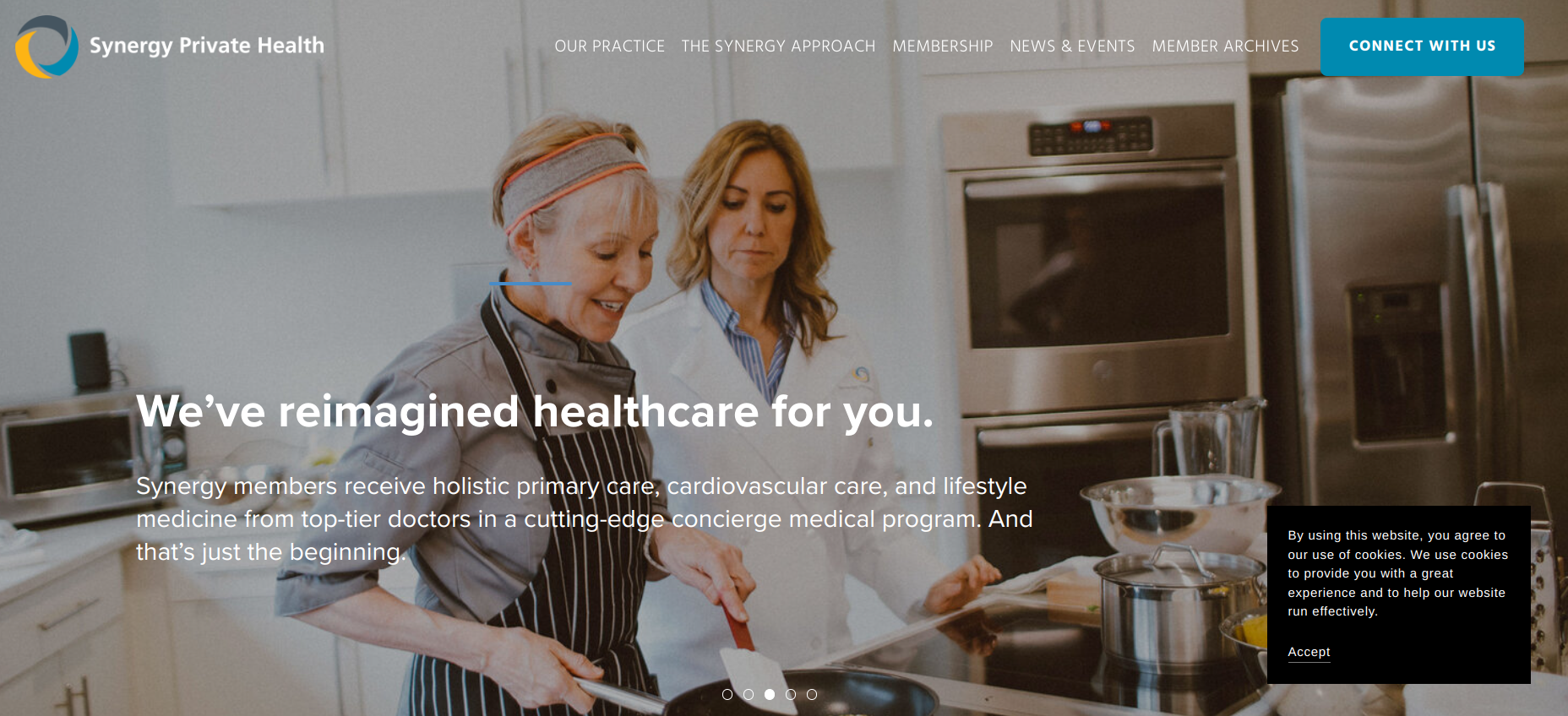 Synergy Private Health Medical Website Example