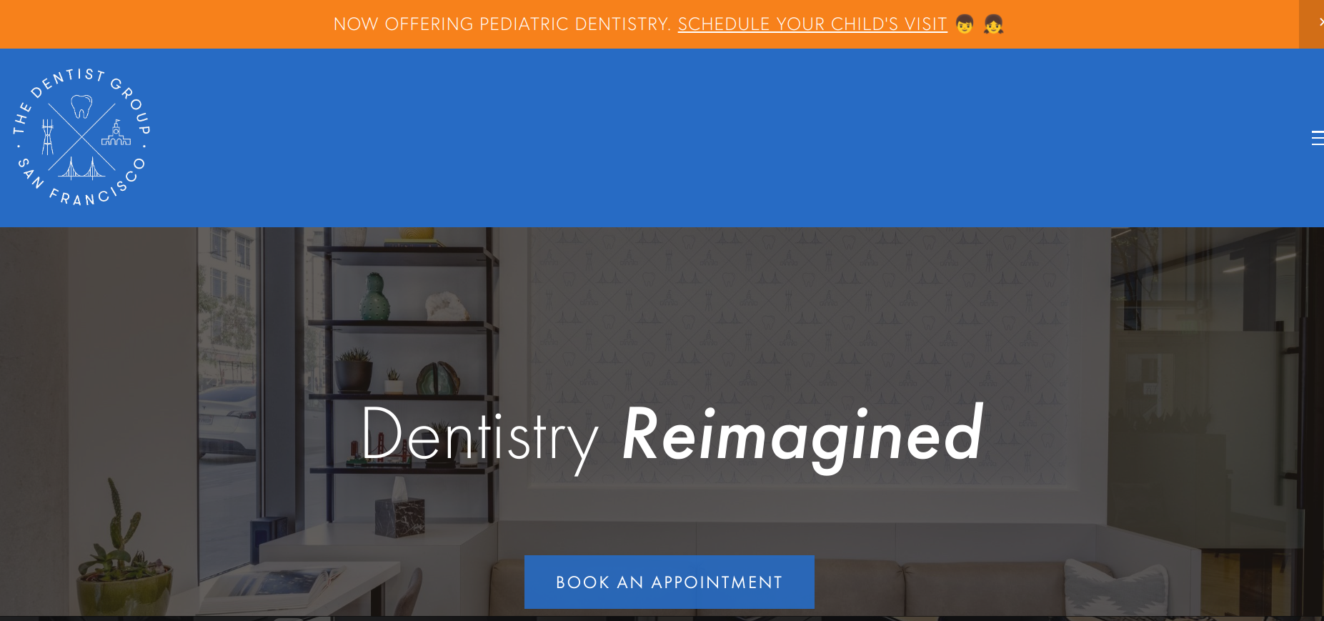 The Dentist Group Medical Website Example