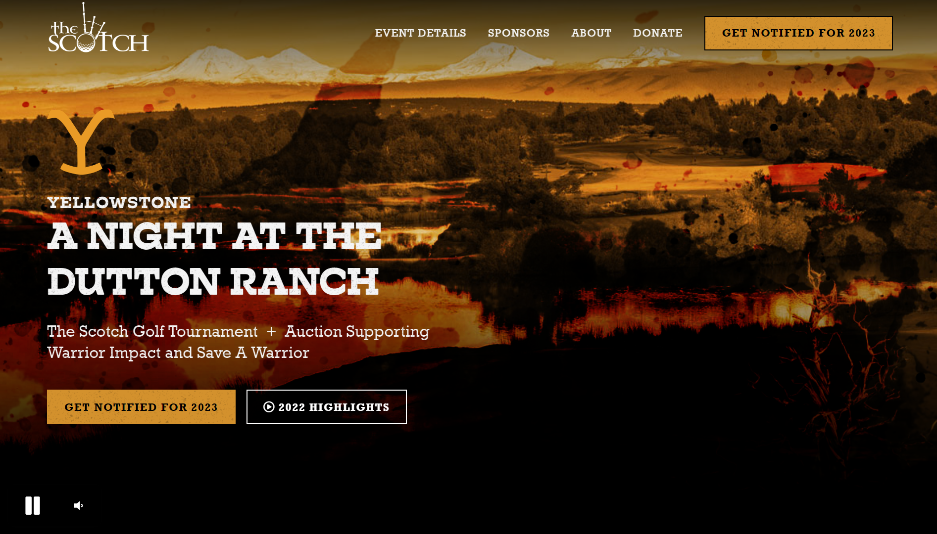 The Scotch Event Website Example